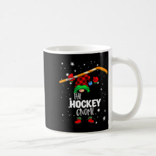 Eishockey-Gnom Roter Buffalo-Karo-Passende Familie Kaffeetasse