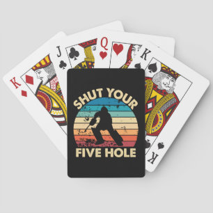 Eishockey Goalie Funny Shoppen Sie Ihre fünf Hole Spielkarten