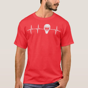 Eishockey Goalie Heartbeat Goaltender Geschenk T-Shirt