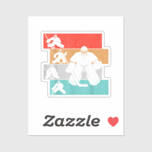 Eishockey Goalie Hockey Player Aufkleber