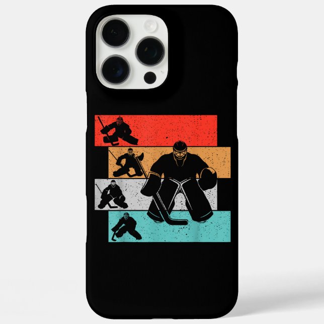 Eishockey Goalie Hockey Player Case-Mate iPhone Hülle (Rückseite)