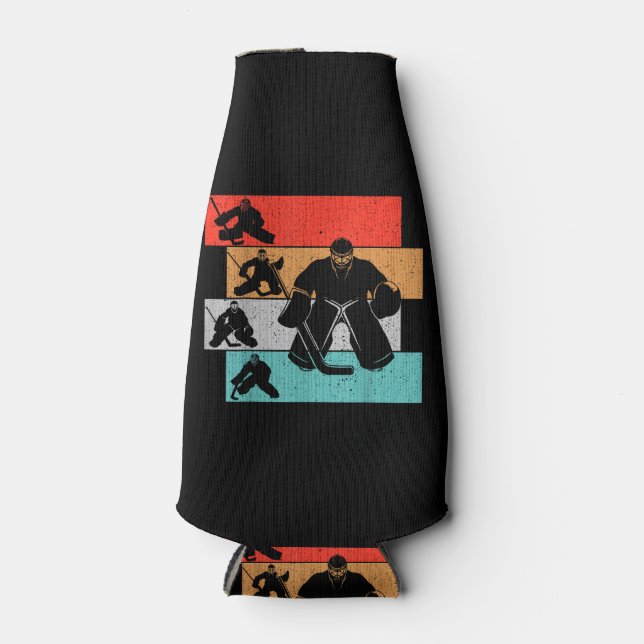 Eishockey Goalie Hockey Player Flaschenkühler (Vorderseite)