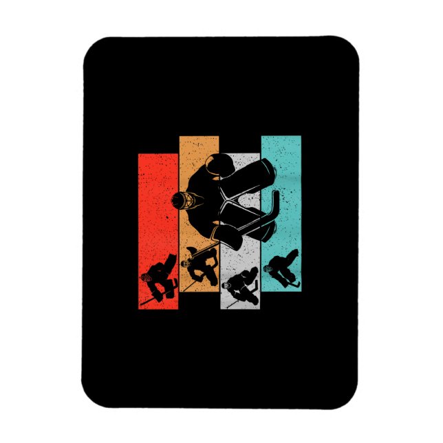 Eishockey Goalie Hockey Player Magnet (Vertikal)
