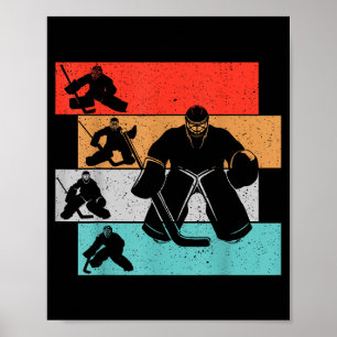 Eishockey Goalie Hockey Player Poster
