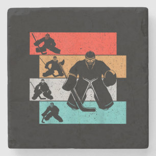 Eishockey Goalie Hockey Player Steinuntersetzer