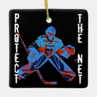 Eishockey Goalie Sport Weihnachtsbaum Ornament
