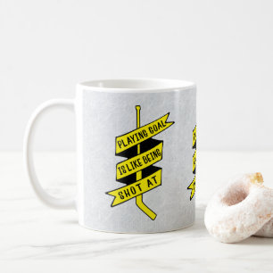 Eishockey-Goalie-Zitat Kaffee-Tasse Tasse