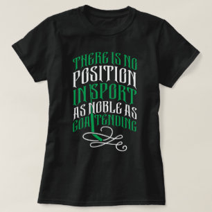 Eishockey Goaltender Zitat-T - Shirt