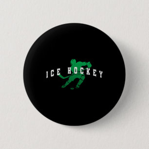 Eishockey Green Team Spieler Varsity Text Button