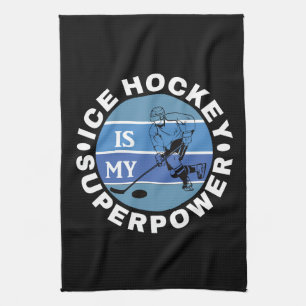 Eishockey ist meine Supermacht Geschirrtuch
