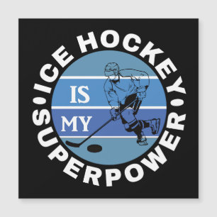 Eishockey ist meine Supermacht Magnetkarte