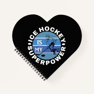 Eishockey ist meine Supermacht Notizbuch