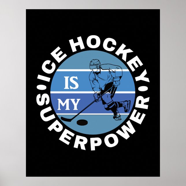 Eishockey ist meine Supermacht Poster (Vorne)