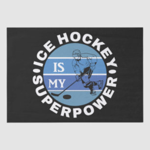 Eishockey ist meine Supermacht Seidenpapier