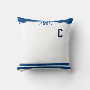 Eishockey Jersey Name & Number Template Pillow Kissen