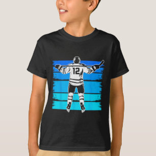 Eishockey Jungen Nummer 12 12. Geburtstag 12 Jahre T-Shirt