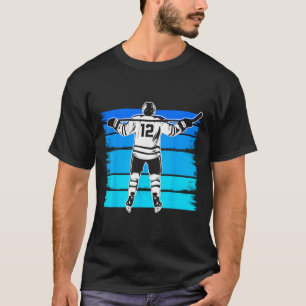 Eishockey-Jungen Nummer 12 12. Geburtstag 12 Jahre T-Shirt