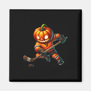 Eishockey-Kürbiskopf-Halloween-Kostüm Männer Junge Magnet