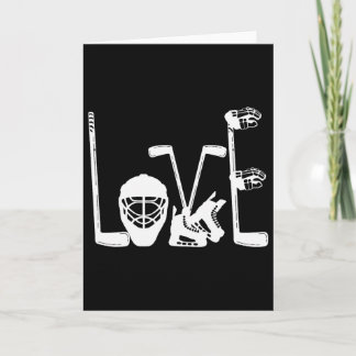 Eishockey Liebe Lustiges Eishockey Valentinstag Mä Karte