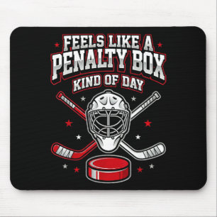 Eishockey lustig fühlt sich wie eine Strafbank Art Mousepad