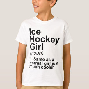 Eishockey-Mädchen-Definition T-Shirt