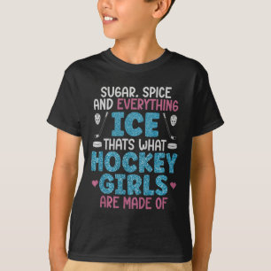 Eishockey Mädchen Feldhockey Frauen Sagen Komfort T-Shirt