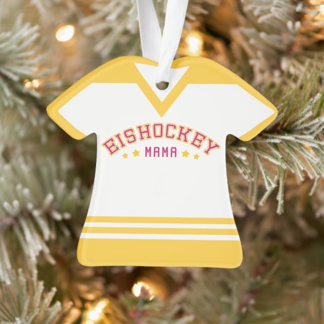Eishockey Mama Hockey Mama Deutschland Ornament (Baum)