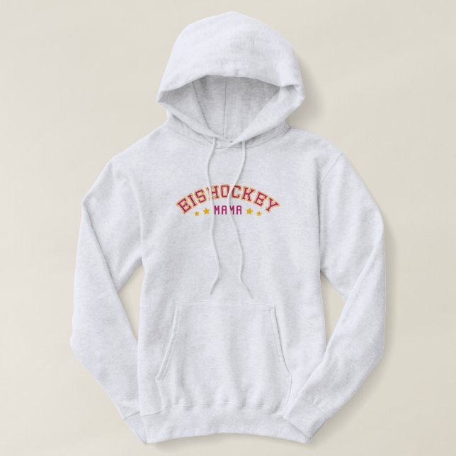 Eishockey Mama Hoodie (Design vorne)