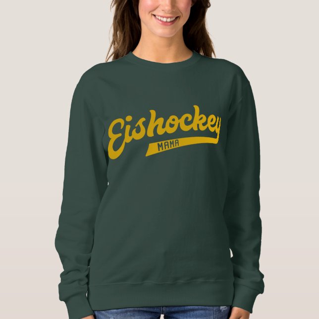 Eishockey Mama Script Hockey Mama Sweatshirt (Vorderseite)