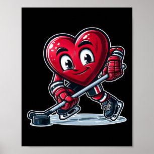 Eishockey-Mannschaft Kinder Jungen Mädchen Männer  Poster