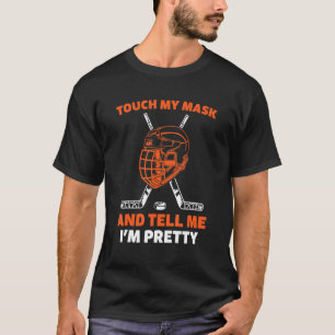 Eishockey-Maske Eishockey-Torhüter T-Shirt
