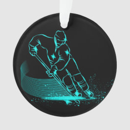 Eishockey-Medaille Ornament zweite Version