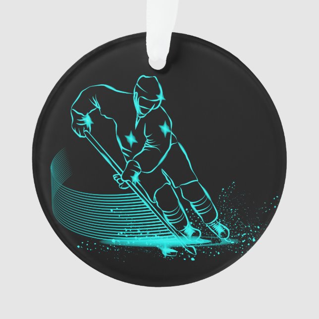 Eishockey-Medaille Ornament zweite Version (Vorderseite)