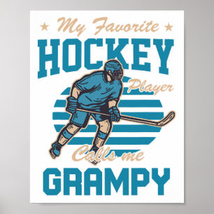 Eishockey Mein Lieblings-Eishockeyspieler nennt mi Poster