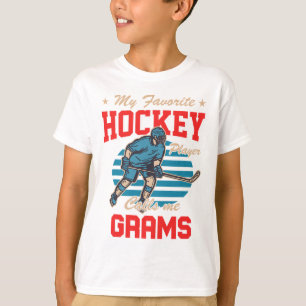 Eishockey Mein Lieblings-Eishockeyspieler nennt mi T-Shirt