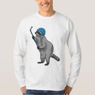 Eishockey mit Eishockeyschläger T-Shirt