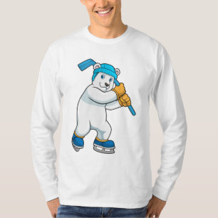 Eishockey mit Stick T-Shirt