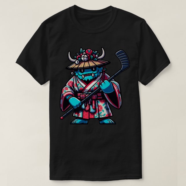Eishockey-Monster T-Shirt (Design vorne)