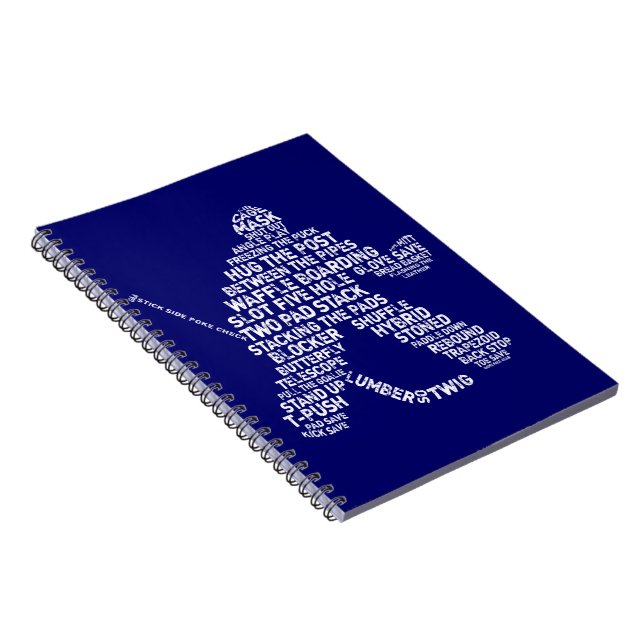 Eishockey-Notebook Notizblock (Rechte Seite)