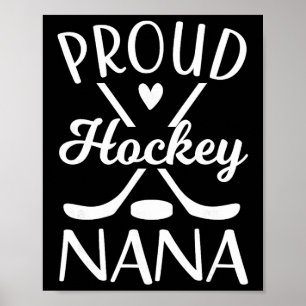 Eishockey-Oma Großmutter des Hockeyspielers Nana  Poster