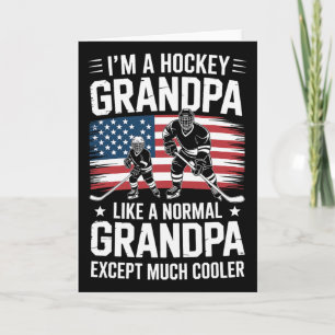 Eishockey-Opa wie ein normaler Opa, außer Mu Karte
