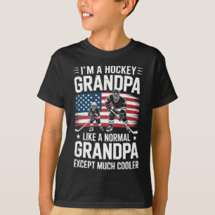 Eishockey-Opa wie ein normaler Opa außer Mu T-Shirt