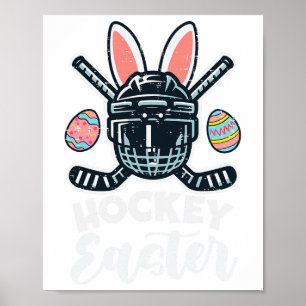 Eishockey-Osterhelm-Puck-Sport Männer Jungen Kinde Poster