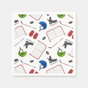 Eishockey-Papier-Servietten, Hockey-Partyartikel Serviette