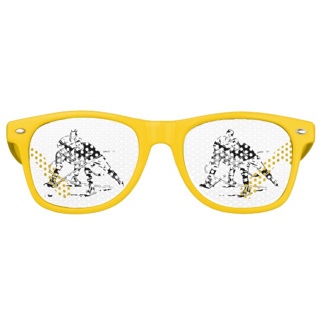 Eishockey Partybrille (Vorderseite)