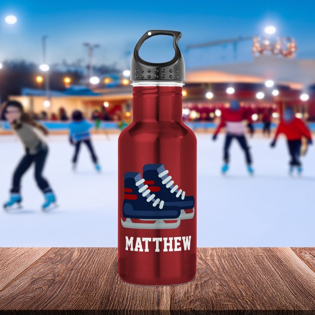 Eishockey Personalisiert Kids Stainless Steel Wate Edelstahlflasche (Von Creator hochgeladen)