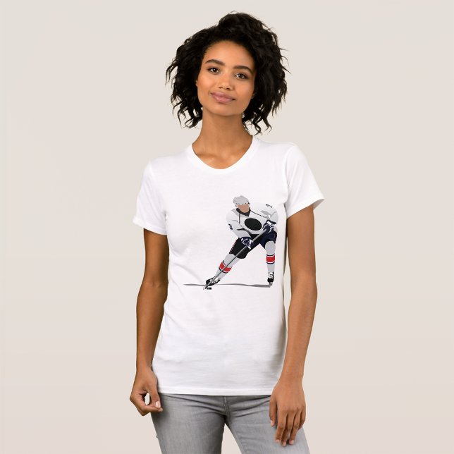 Eishockey Player Womens T - Shirt (Von Creator hochgeladen)