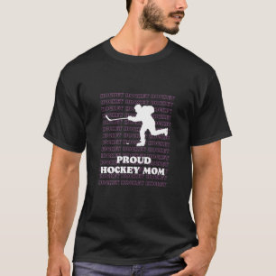 Eishockey PROUD HOCKEY MAMA - Spaß für Hockey Pare T-Shirt