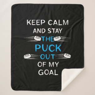 Eishockey Puck Spiel Eishockey Winter Mannschaftss Sherpadecke