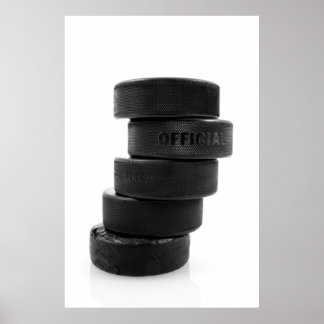 Eishockey-Pucks .. Poster